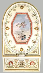 Ontwerp voor een plafond in een theater, Italië, 1928