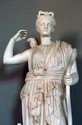 Diana, detail, godin van de jacht, Vaticaans Museum