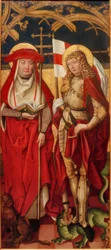 De heiligen Hiëronymus en Georg