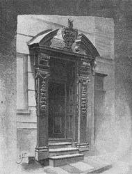 Deur, Painter Stainers Hall, 1890