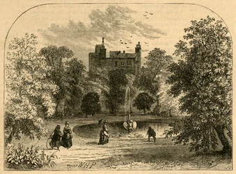 Drapers Hall Garden 1860, 1897