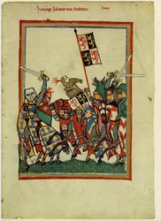 Hertog Jan I van Brabant uit de Codex Manesse, tussen 1305 en 1340