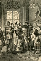 Hertog Rudolf IV als stichter van de Stephansdom, c1360, 1890