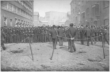 Gretig om te werken, Londen, ca. 1900 1901