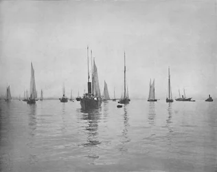 Vroege Ochtend op New York Bay, ca. 1897