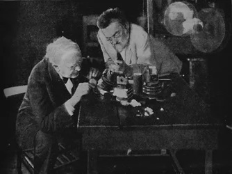 Edison en Steinmetz bundelen krachten om succes te behalen, 1922, ca. 1925