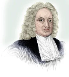 Edmond Halley, Engelse astronoom, wiskundige, meteoroloog en natuurkundige, ca. 1850