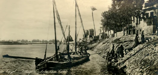 Egypte - Dorp Embaba nabij Caïro, ca. 1918-1939