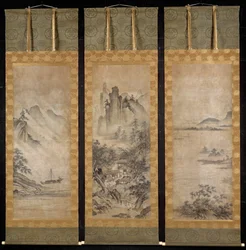 Acht uitzichten van de Xiao en Xiang rivieren, 16e eeuw