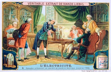 Elektriciteitsdemonstratie, Londen