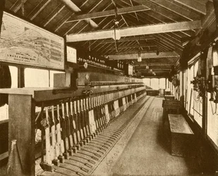 Electro-mechanische seinhuis bij Victoria, Southern Railway, 1930