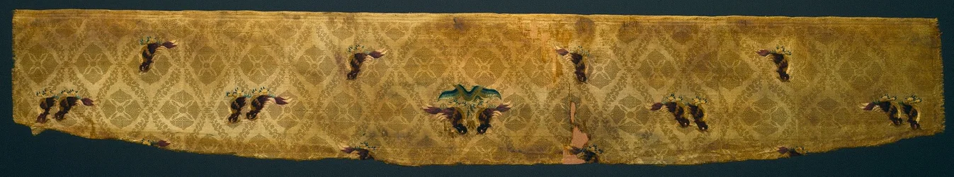 Borduurwerk met vogels, 700s - 800s