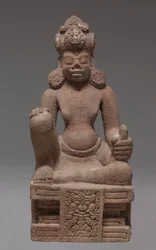 Enthroned planetair godheid, 850-875