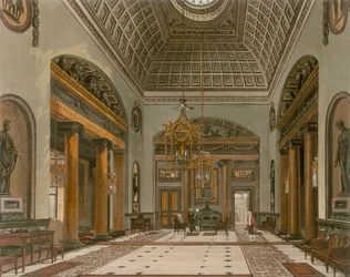 Inkomhal van het Carlton House, Westminster, Londen