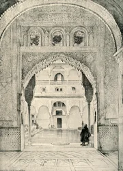 Ingang naar de Hal van de Bark..., 19e eeuw, 1907