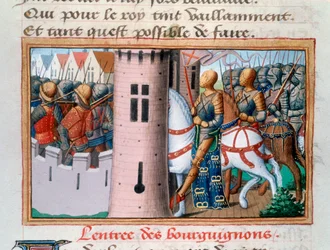Ingang van de Bourgondiërs in Parijs, mei 1418, 1484