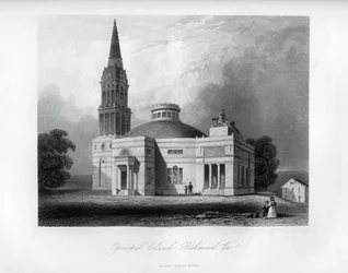 Episcopale Kerk, Richmond, Virginia, VS, 1855