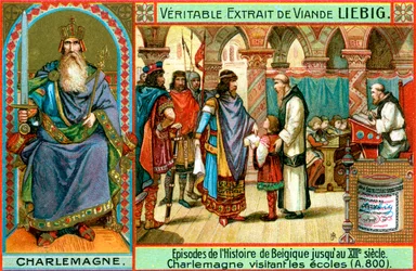 Episodes in de geschiedenis van België tot de 13e eeuw: Karel de Grote, ca. 1900