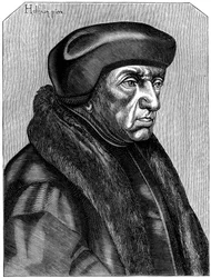 Erasmus 1469-1536, Nederlandse humanist en theoloog, 16e eeuw, 1849