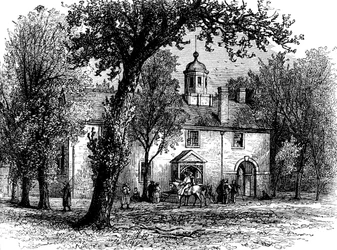 Fairfax Gerechtsgebouw, Virginia, ca. 1880