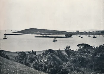 Falmouth - Algemeen uitzicht, vanaf Pendennis, 1895