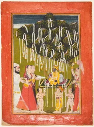 Vruchtbaarheidsverering van Krishna, c. 1720-25