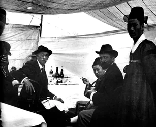 Festival ter ere van de Keizer van Japan, Korea, 1900