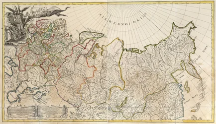Eerste Algemene Kaart van het Russische Rijk, 1745