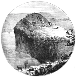 Fort Pearson, aan de Beneden-Tugela-rivier, ca. 1880