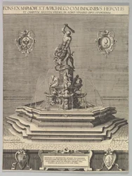 Fontein van Hercules in Augsburg Kopie, 1602