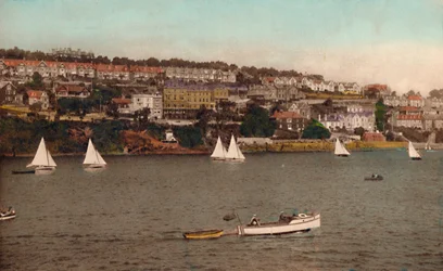 Fowey vanaf Polruan, ca. 1930
