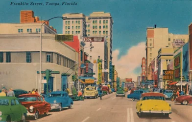 Franklin Street, Tampa, Florida, ca. 1940s