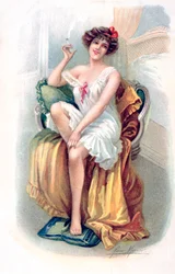 Franse Ansichtkaart, ca. 1900