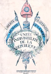 Franse Revolutie 1789: allegorisch embleem van de Republiek