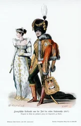 Franse hofkleding uit de tijd van het eerste keizerrijk, 1807