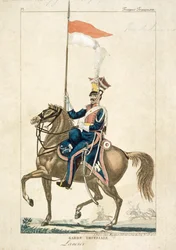 Franse lansier van de Keizerlijke Garde, Napoleontische oorlogen