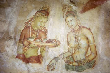 Fresco/Dames van Sigiriya/Sri Lanka