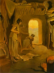Gallische vrouwen ten tijde van de Romeinse invasie, 1900