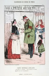 Garde Nationale Auxiliaire, Beleg van Parijs, Frans-Duitse Oorlog