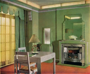 Showroom van General Electric Co, 1933