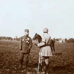 Generaal Henri Gouraud, Chalons, Marne, Noord-Frankrijk, ca. 1914-ca. 1918