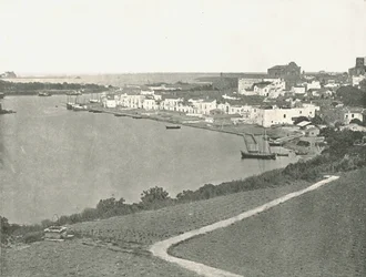 Algemeen uitzicht, Brindisi, Italië, 1895