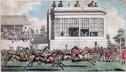 George IV en de hertog van York, De Koninklijke Tribune, Ascot, vroege 19e eeuw