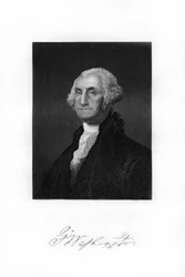 George Washington, de eerste president van de Verenigde Staten, 1872