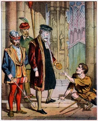 George Wishart, 16e-eeuwse Schotse hervormer en martelaar, midden 19e eeuw