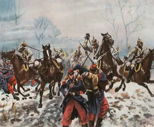 Duitse kurassiers bij Poupry, 2 december 1870, 1936