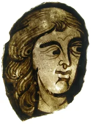 Glasfragment, Frans, 13e-14e eeuw