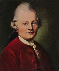 Gotthold Ephraim Lessing 1729-1781 - Schilderij van Anton Graff, 1934