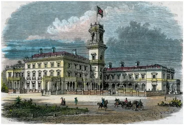 Government House, Melbourne, Victoria, Australië, c1880