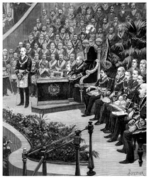 Grote vrijmetselaarsbijeenkomst, 1887